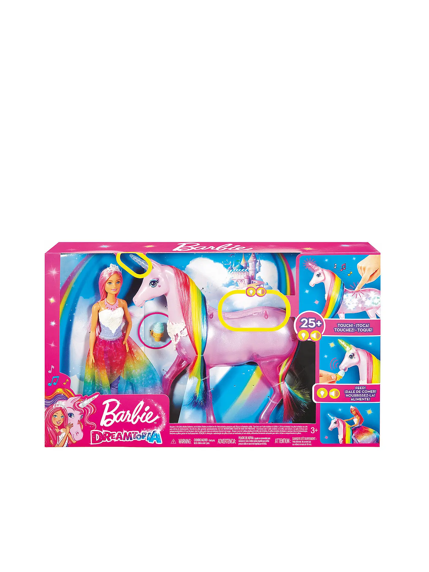 MATTEL | Barbie Dreamtopia Magisches Zauberlicht Einhorn | 